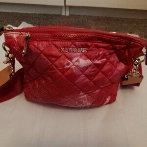 MZ Wallace Magenta Acid Dye Metro Scout Crossbody bag